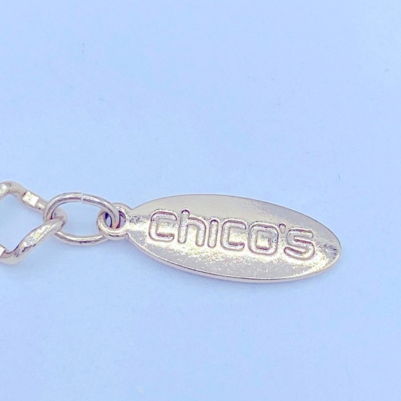 Chicos Multi Chain Layered Long Necklace Good Condition 32”  with a 4” extender - Picture 5 of 8